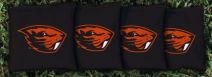 Black Cornhole Bags